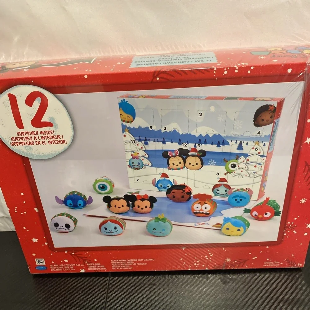 2025 ADVENT CALENDAR - DISNEY TSUM TSUM -JUST‎ PLAY - NEW, SEALED - 12 DAY
